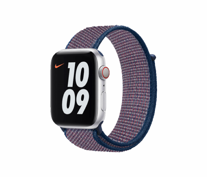 Hyphen HWSANYBLB9416 43 Mm Apple Nylon Watch Strap Blue - Delete 1 in UAE