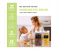 Generic 6 Piece Airtight Food Storage Value Set Clear Containers with Black Lids extra large Transparent Storage - Transparent 7 in UAE