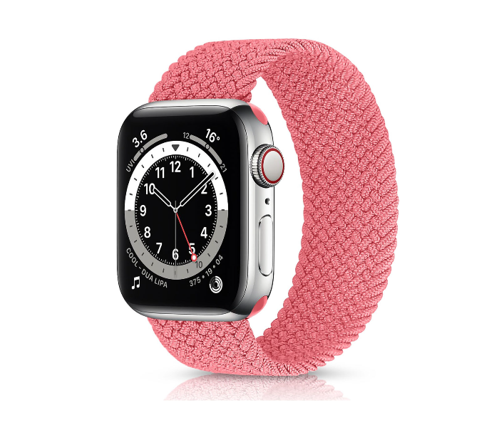 Hyphen HWSABWPKS0530 40 Mm Small Apple Braided Watch Strap Pink - Delete 3 in UAE