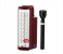 Olsenmark OMEFL2804 24 Pieces Bright LED Rechargeable LED Lantern with Flashlight - Maroon and Black 1 in KSA