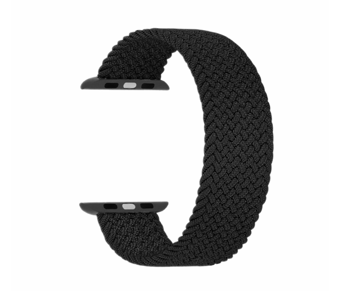 Hyphen HWSABWBKS9336 38 Mm To 40Mm Small Apple Braided Watch Strap Black 2 in UAE