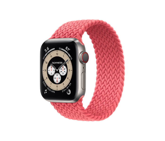 Hyphen HWSABWPKS0530 40 Mm Small Apple Braided Watch Strap Pink - Delete 1 in UAE