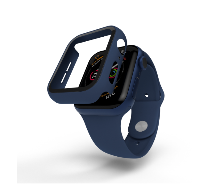 Hyphen HAW-BLU401228 40Mm Tempered Glass Apple Watch Protector - Blue 7 in UAE