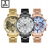 Pack of 3 Stainless Steel Unisex Assorted Color Watch 1 in KSA