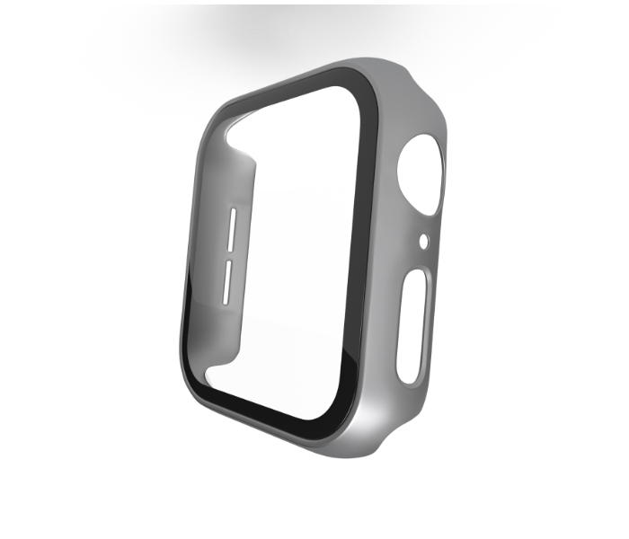 Hyphen HAW-SL448608 44Mm Tempered Glass Apple Watch Protector - Silver 4 in UAE
