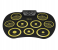 Portable Electronics Drum Set Roll Up Drum Kit 9 Silicone Pads USB Powered With Foot Pedals Drumsticks USB Cable - Black 3 in UAE