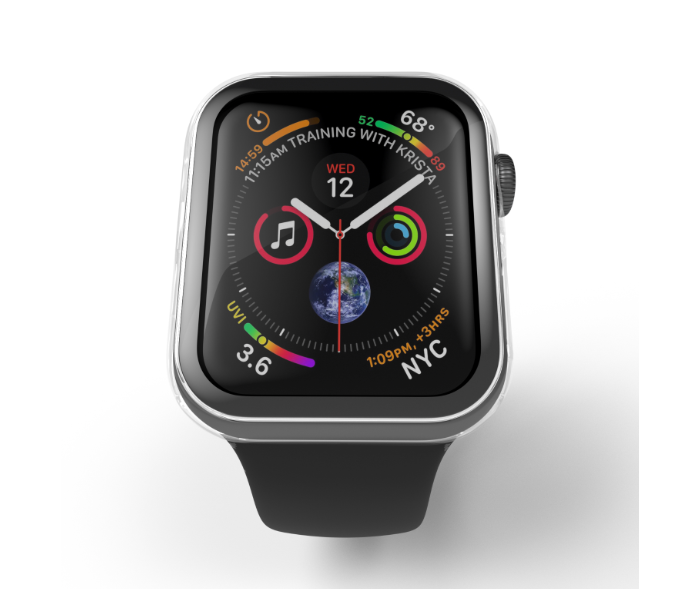 Hyphen HAW-TR401600 40Mm Tempered Glass Apple Watch Protector - Clear 4 in UAE