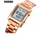 SKMEI-LED Chain Strapped Digital Qibla Muslim Watches for Men - Rose Gold 1 in UAE