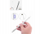 Universal Stylus Compactable Smart Pen For Touch Screen - White 3 in KSA