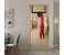 6 Hooks Stainless Steel Matte Over The Door Hooks Heavy Duty Over Door Hanger Holder for Coat Robe Hat Clothe Towels Hanging Bathroom Organizer Towel Rack - Black 6 in OMAN
