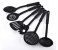 RMN 6 Piece Heat-Resistant Non Stick Kitchen Tool Set - Black 2 in UAE