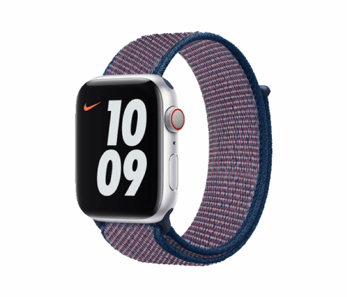 Hyphen HWSANYBLB9416 42 Mm To 44 Mm Apple Nylon Watch Strap Blue 1 in UAE