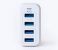 ADMOS Portable 4 Port USB Wall Charger - White 3 in KSA
