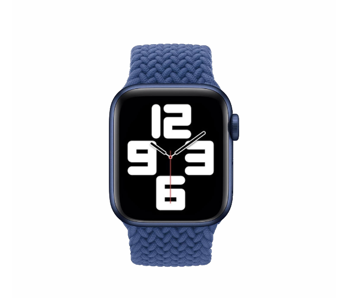 Hyphen HWSABWBLS9572 40 Mm Small Apple Braided Watch Strap Blue - Delete 3 in UAE