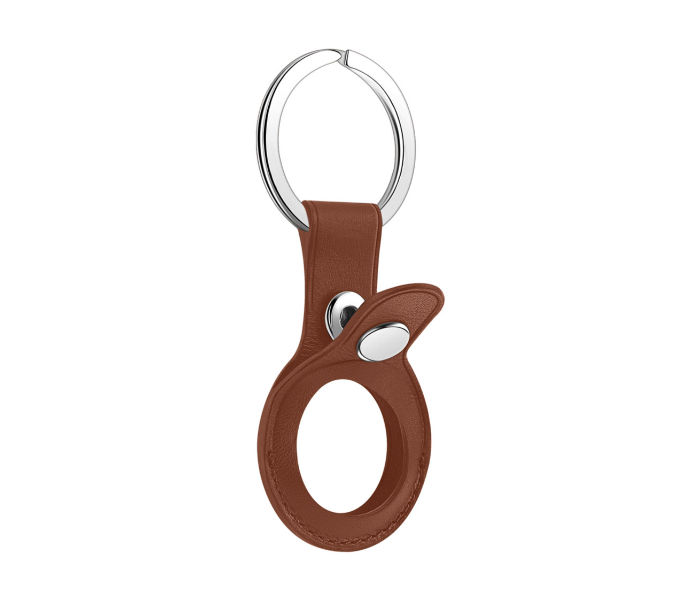 Hyphen HAT-KRLBRN7592 Leather Air Tag Key Ring - Brown 3 in UAE