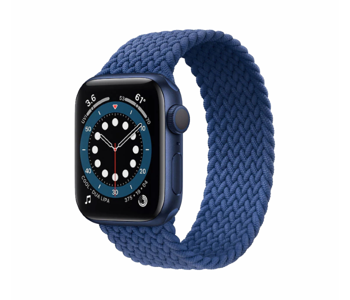 Hyphen HWSABWBLS9572 39 Mm Small Apple Braided Watch Strap Blue - Delete 5 in UAE