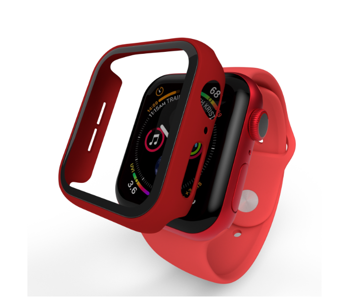 Hyphen HAW-RD401464 40Mm Tempered Glass Apple Watch Protector - Red 4 in UAE