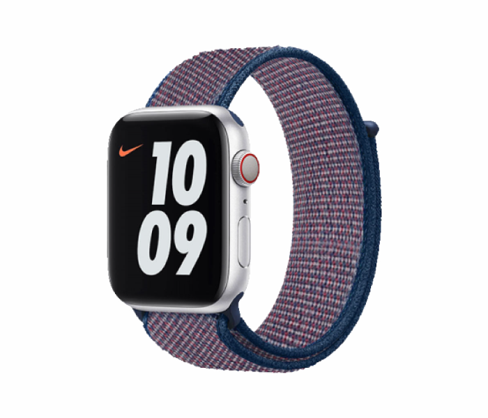 Hyphen HWSANYBLS9966 39 Mm Apple Nylon Watch Strap Blue - Delete 1 in UAE