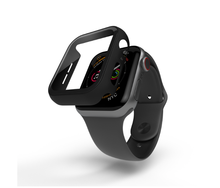 Hyphen HAW-BL407336 40Mm Tempered Glass Apple Watch Protector - Black 6 in UAE