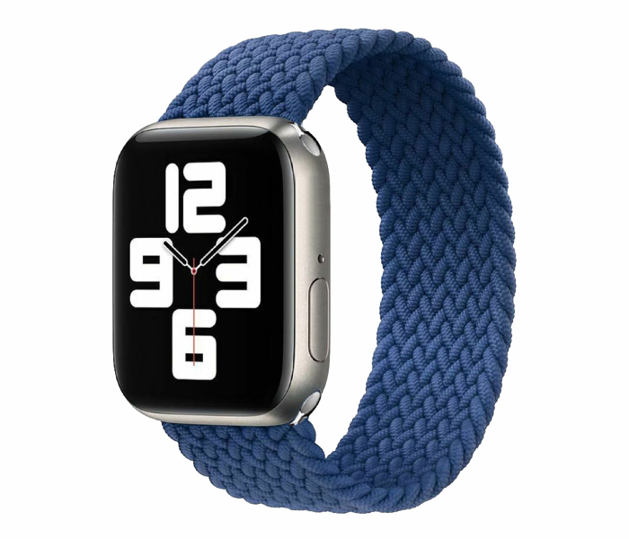 Hyphen HWSABWBLL0462 42 Mm To 44Mm Large Apple Braided Watch Strap Blue 1 in UAE