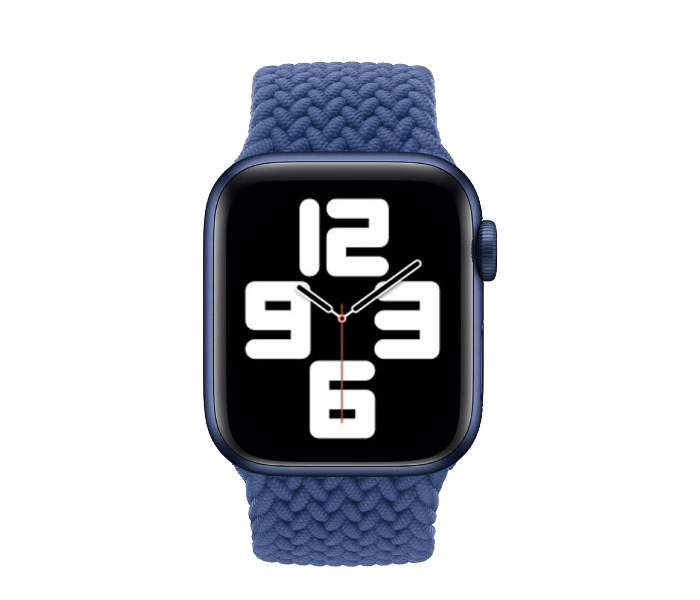 Hyphen HWSABWBLS9572 38 Mm To 40Mm Small Apple Braided Watch Strap Blue 3 in UAE