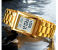 SKMEI-LED Chain Strapped Digital Qibla Muslim Watches for Men - Gold 4 in UAE