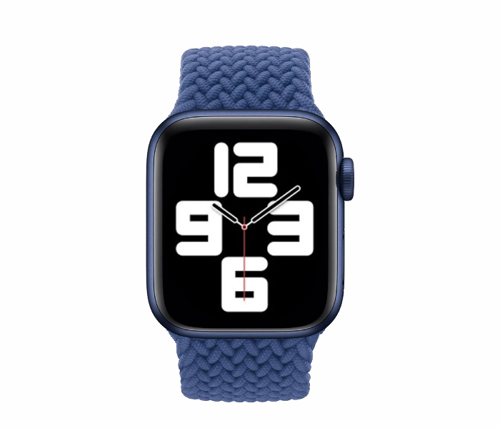 Hyphen HWSABWBLL0462 42 Mm To 44Mm Large Apple Braided Watch Strap Blue 3 in UAE