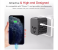 TIT Dual Type C PD QC USB All in One Charger Adapter for Travel with EU US UK AU Plug Universal Travel Power Charger Sockets - Black 3 in KSA
