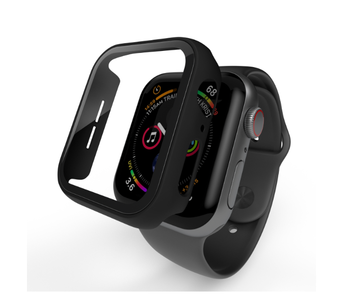 Hyphen HAW-BL449070 44Mm Tempered Glass Apple Watch Protector - Black 5 in UAE