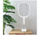 1200mAh Rechargeable Handheld Electric Insect Killer Racket Bat with UV Light Lamp and USB Charging Base - White 3 in UAE