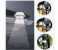 LED Garden Wall Light with Solar Power - White and Black 2 in UAE