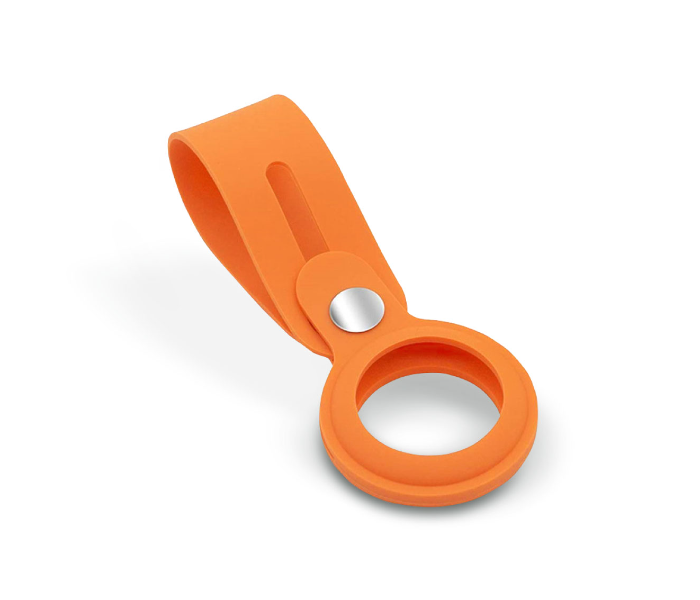 Hyphen HAT-LSSORG5512 Silicone Air Tag Loop Strap - Orange 2 in UAE
