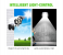 3 Modes Motion Sensor Solar Simulation Camera Wall Lamp Remote Control Outdoor Wall Light - White and Black 9 in KSA