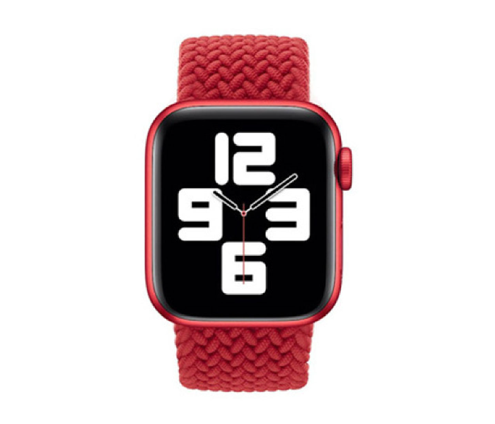 Hyphen HWSABWRDL0394 43 Mm Large Apple Braided Watch Strap Red - Delete 3 in UAE
