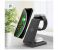 3 In 1 Wireless Charging Station Compactable - Black 1 in KSA