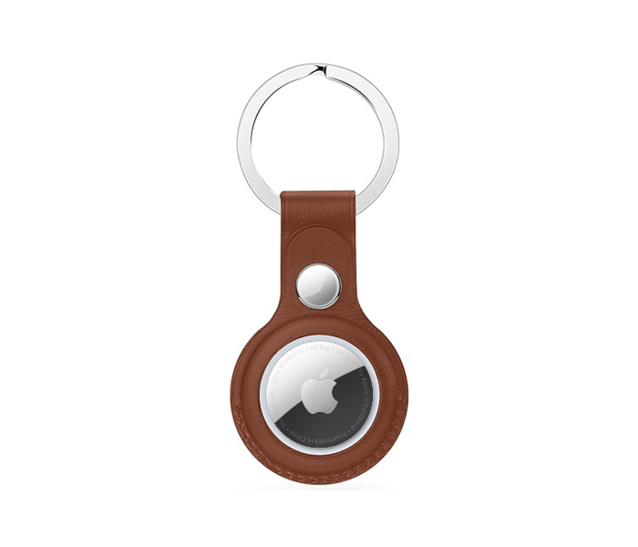 Hyphen HAT-KRLBRN7592 Leather Air Tag Key Ring - Brown 1 in UAE