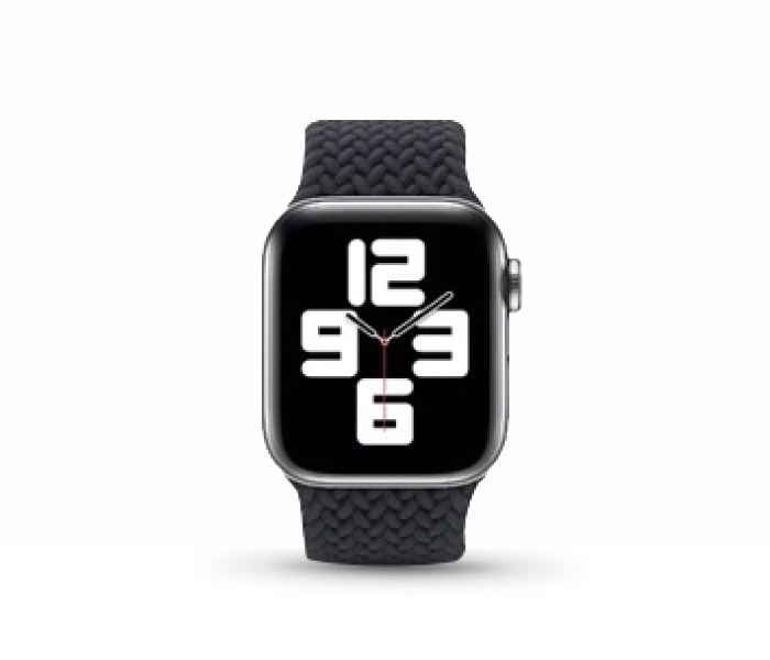 Hyphen HWSABWBKS9336 38 Mm To 40Mm Small Apple Braided Watch Strap Black 3 in UAE