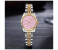Rio Double Color Strap Couple Watch - Pink 2 in KSA
