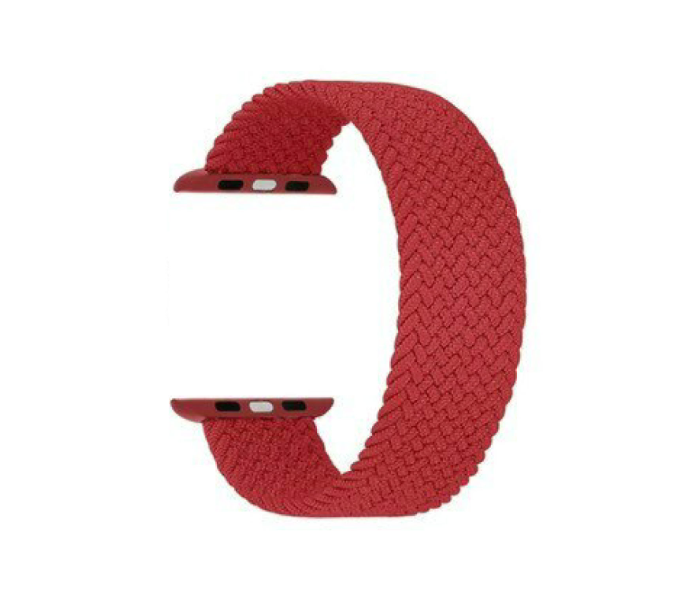 Hyphen HWSABWRDM9718 40 Mm Medium Apple Braided Watch Strap Red - Delete 6 in UAE