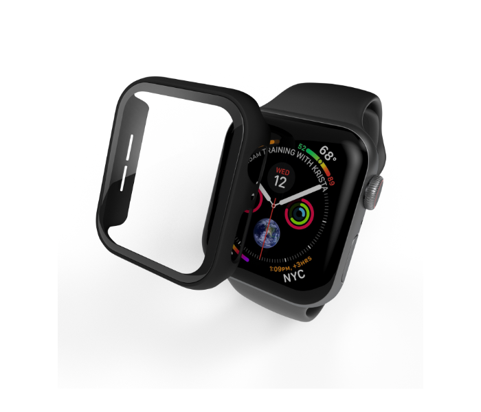 Hyphen HAW-BL449070 44Mm Tempered Glass Apple Watch Protector - Black 7 in UAE