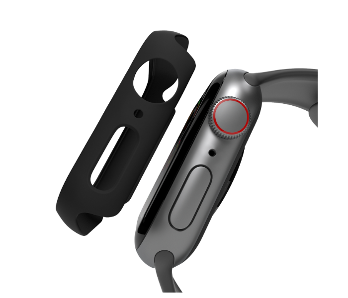Hyphen HAW-BL449070 44Mm Tempered Glass Apple Watch Protector - Black 8 in UAE