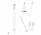 Universal Stylus Compactable Smart Pen For Touch Screen - White 8 in KSA