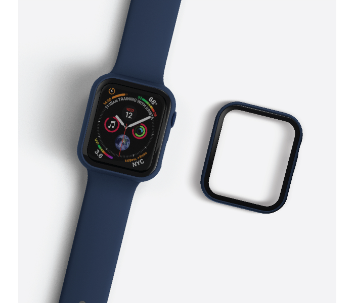 Hyphen HAW-BLU401228 40Mm Tempered Glass Apple Watch Protector - Blue 9 in UAE