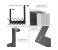 6 Hooks Stainless Steel Matte Over The Door Hooks Heavy Duty Over Door Hanger Holder for Coat Robe Hat Clothe Towels Hanging Bathroom Organizer Towel Rack - Black 2 in OMAN