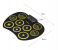 Portable Electronics Drum Set Roll Up Drum Kit 9 Silicone Pads USB Powered With Foot Pedals Drumsticks USB Cable - Black 4 in UAE