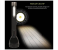 2 In 1 Rechargeable Flashlight and 3W COB + 5W 2 Steps Switch Main Torch - Black 7 in UAE