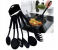 RMN 6 Piece Heat-Resistant Non Stick Kitchen Tool Set - Black 1 in UAE