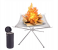 Generic Outdoor Camping Fire Pit Portable Foldable Stainless Steel Mesh Collapsible Fire Pit Outdoor Fireplace Campfire for Camping Backyard Beach Wood Burning 1 in OMAN