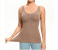Just One Shaper Wear Tank Top with Built in Bra Slimming Cami Shaper Compression Top for Women Tummy Control Camisole Suitable For XXL to XXXL - Brown 3 in UAE
