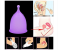 Set of 1 Small and 1 Large Reusable Menstrual Cup for Women - Purple 2 in UAE